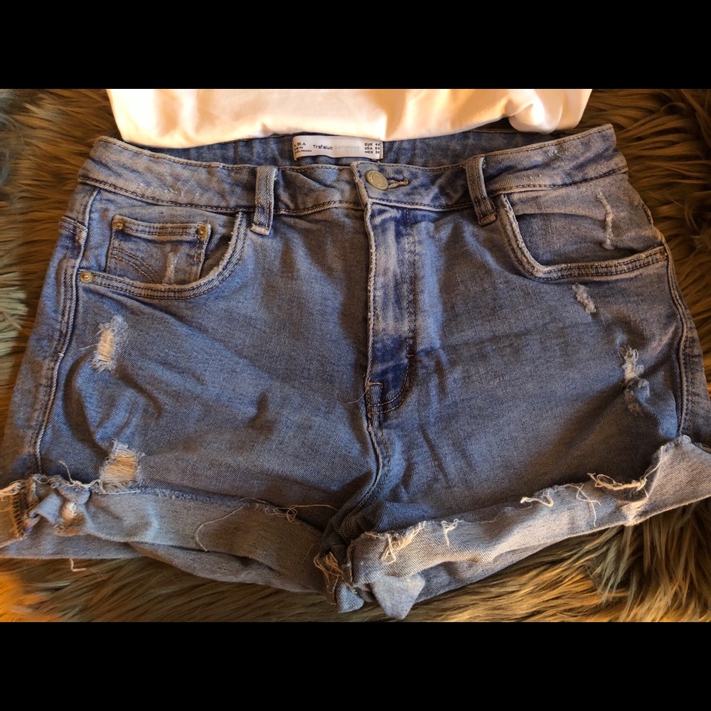 Denim shorts ZARA